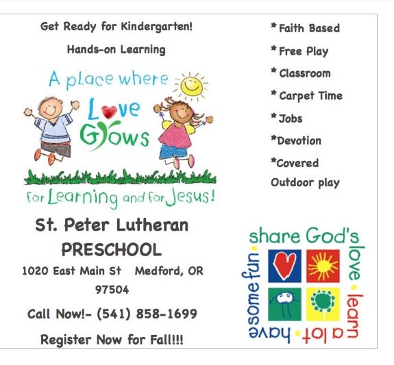 Our Preschool Flyer